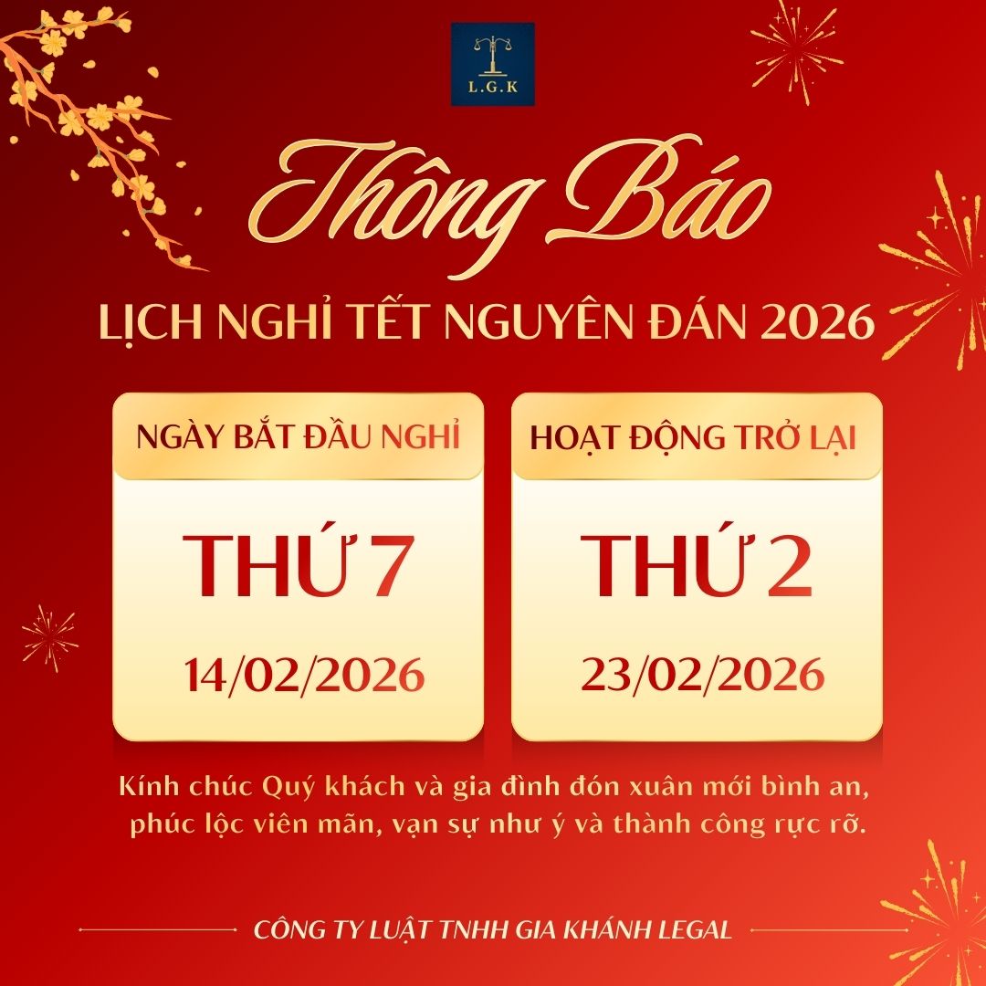 THÔNG BÁO LỊCH NGHỈ TẾT NGUYÊN ĐÁN 2026